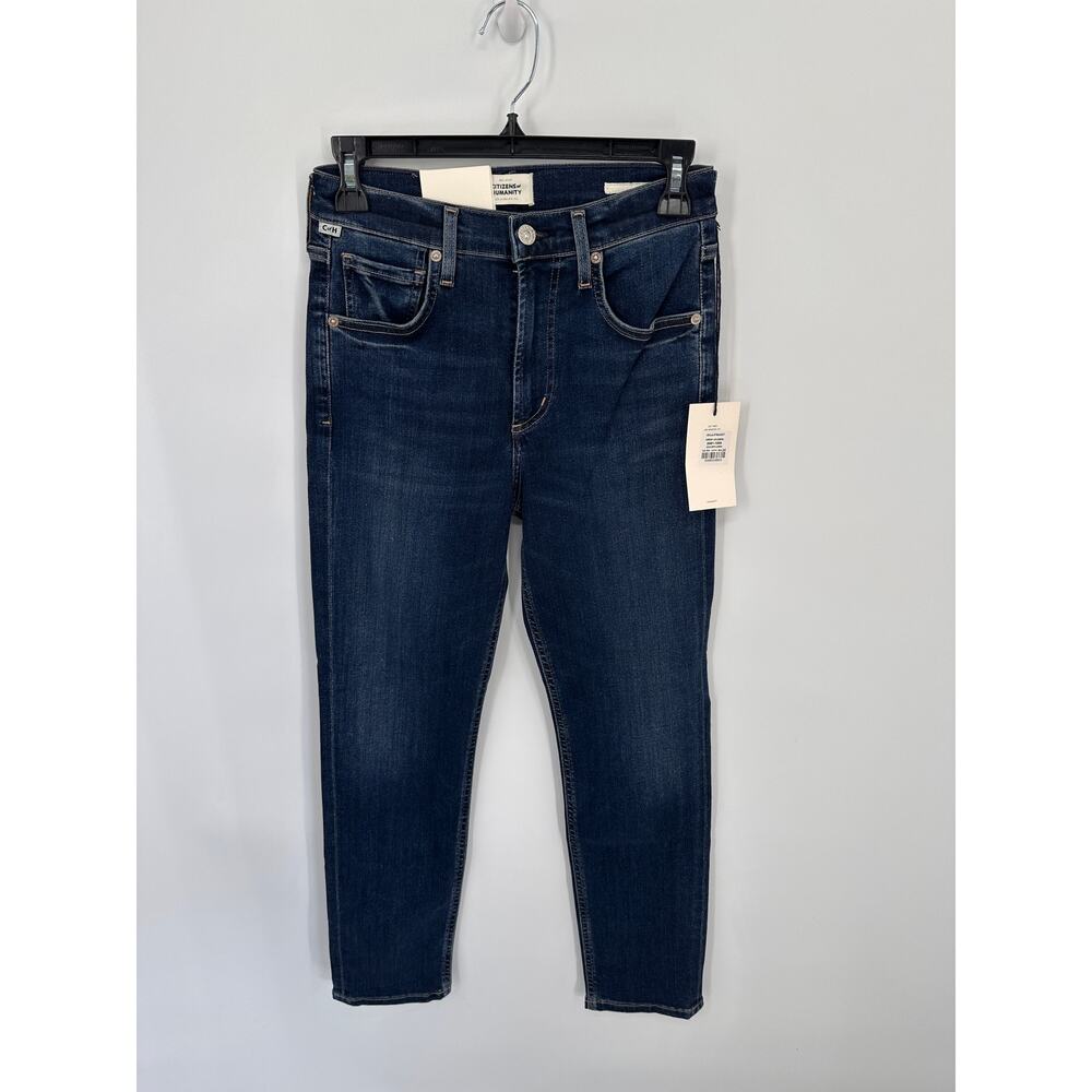 CITIZENS OF HUMANITY NWT Isola Straight Crop Denim Jeans in Courtland // 24 - Picture 3 of 11